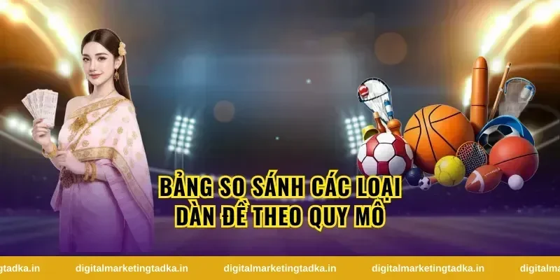 Bảng So Sánh Các Loại Dàn Đề Theo Quy Mô